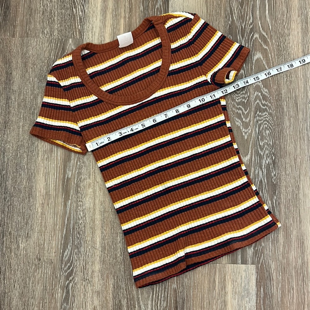 Ribbed Striped Shirt